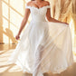 Cinderella Divine 7258W Off The Shoulder Long  Gown