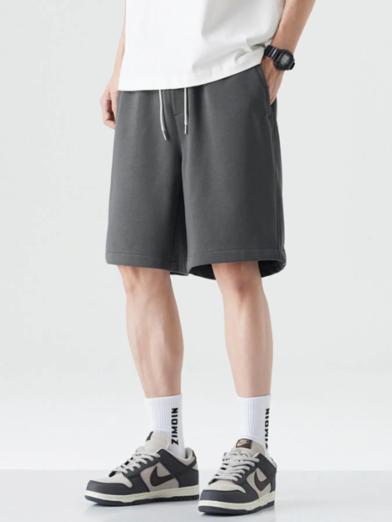 Men's Drawstring Wide Leg Shorts - Farnelli