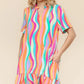 Haptics Tiered Woven Ruffle Hem Dress - Farnelli