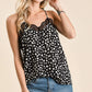 BiBi Lace Leopard Print Cami Top - Farnelli