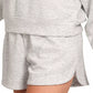 Zenana Scuba Long Sleeve Sweatshirt and Shorts Set - Farnelli