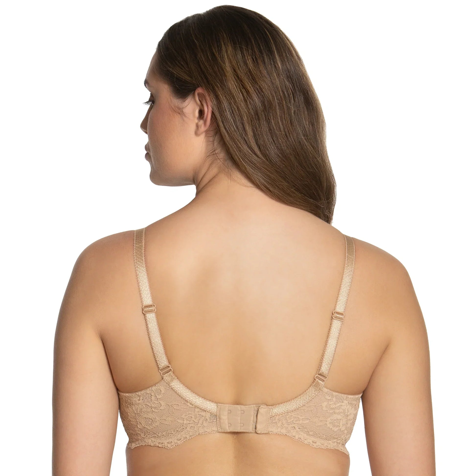 Dominique Lena Nude Everyday Hidden Underwire Seamless Lace Minimizer-1