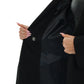 Aria Cashmere Blend Coat in Black