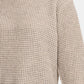 Zenana High Low Long Sleeve Waffle Sweater - Farnelli