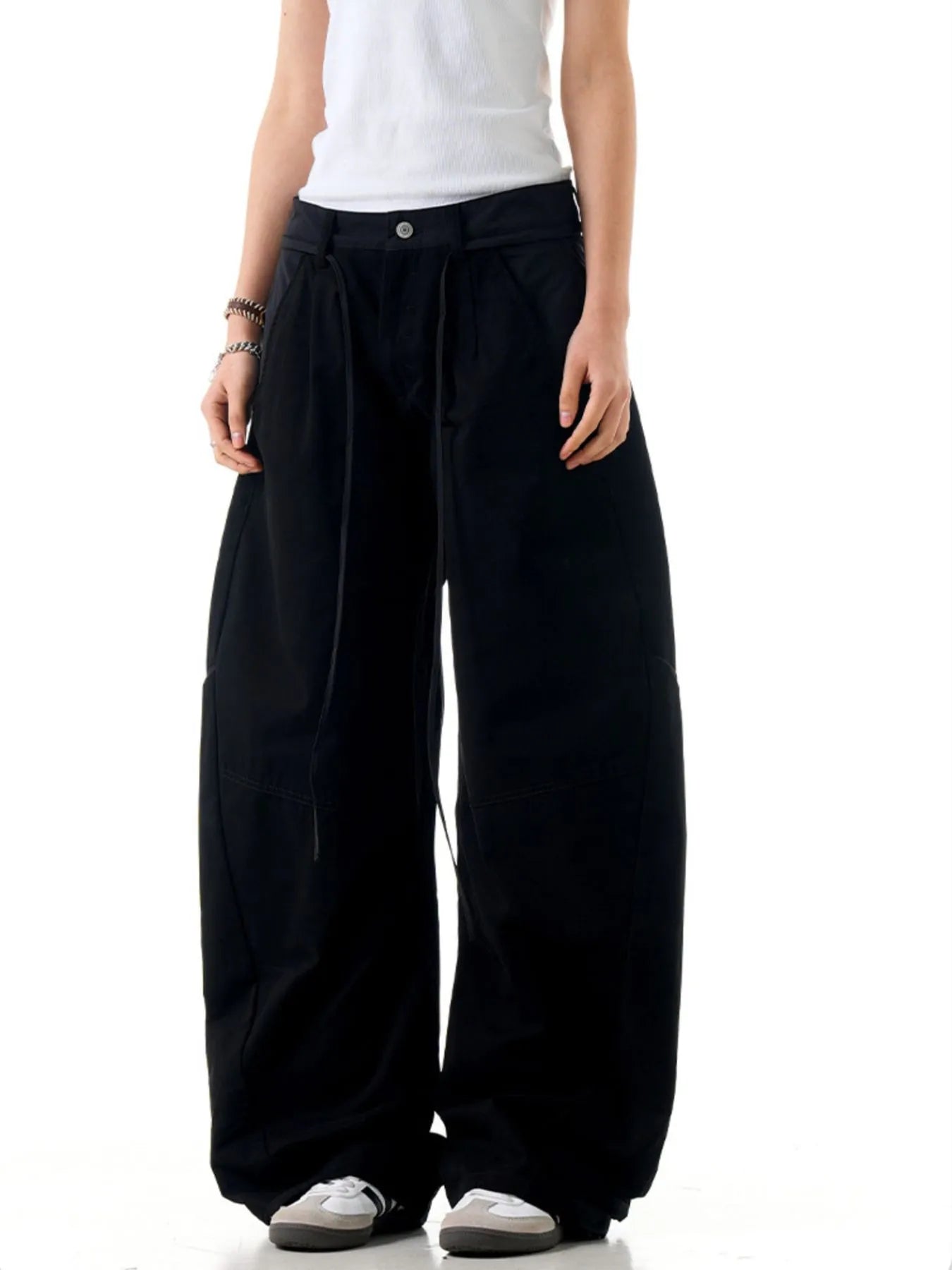 Men's Pocketed Wide Leg Pants - Farnelli