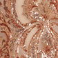 CLEARANCE - Eureka 7335 Sequins Mermaid Formal Gown Keyhole Back (Size L)