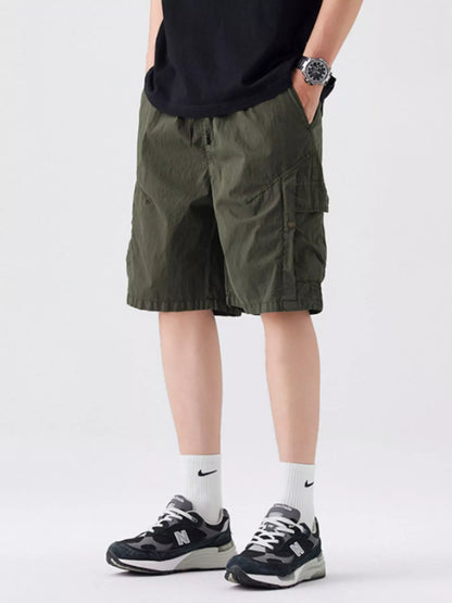 Men's Full Size Loose Fit Cargo Shorts Plus Size - Farnelli