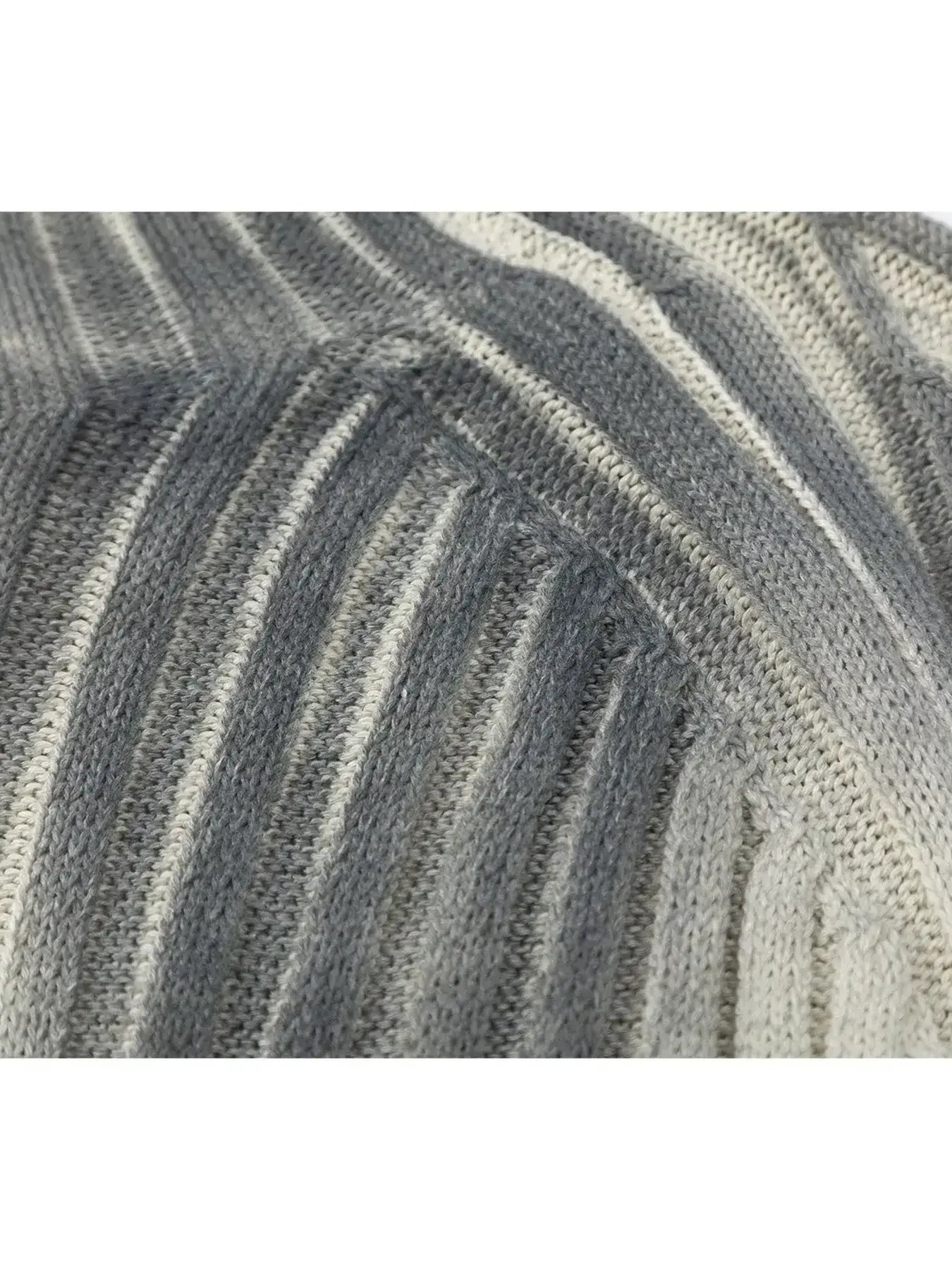 Men's Ribbed Knit Long Sleeve Sweater - Farnelli