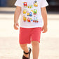 Children's Printed Tee & Shorts Set - Farnelli