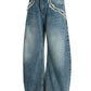 Men's Wide-Leg Vintage Wash Jeans - Farnelli