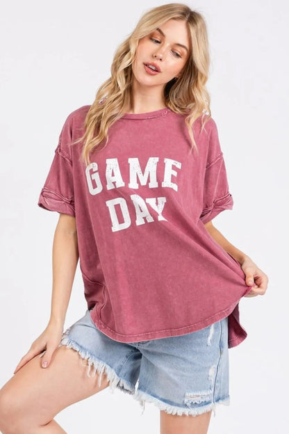 Mittoshop GAME DAY Round Neck Short Sleeve T-Shirt - Farnelli