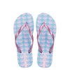 Tropical Print Summer Slippers - Pink