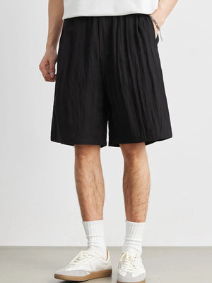 Men's Ruched Shorts with Pockets - Farnelli