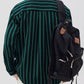 Men's Plus Size Striped Button Up Long Sleeve Shirt - Farnelli