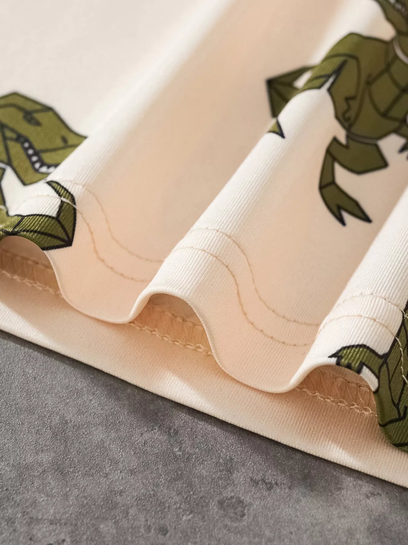 Children's Dinosaur Print Short Sleeve Tee and Shorts Set - Farnelli