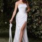 Ladivine 7451W Dress Satin Strapless Bridal Gown