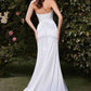 Ladivine 7451W Dress Satin Strapless Bridal Gown