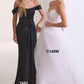 Ladivine 7452 Dress Off the Shoulder Lace Up Corset Satin Gown