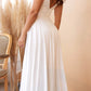 Cinderella Divine 7469W Long Formal A-Line Satin Dress