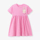 Children's Bunny Applique Casual Dress - Farnelli