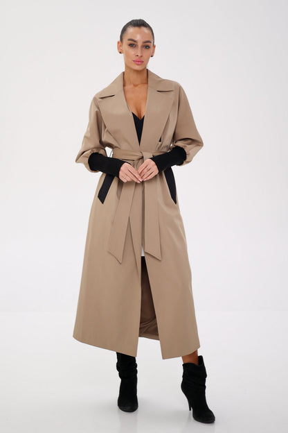 Pre-Order. Re-Stock Ships September 25. Miru Trench Coat in Camel