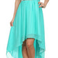 Juliet 747 Asymmetrical Strapless Ruched Bodice Dress