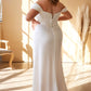 Satin Corset Wedding Dress - Farnelli