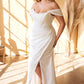 Satin Corset Wedding Dress - Farnelli