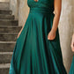 Ladivine 7485 Long Sweetheart Soft Satin A-Line Formal Dress