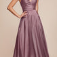 Ladivine 7485 Long Sweetheart Soft Satin A-Line Formal Dress