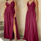 Ladivine 7485 Long Sweetheart Soft Satin A-Line Formal Dress