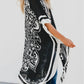 Printed Open Front Cover-Up - Farnelli