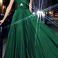 Ladivine 7497 Long A-Line Satin Keyhole Twisted Bodice Formal Gown