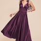 Ladivine 7499 Dress Tea Length Satin A-Line Dress