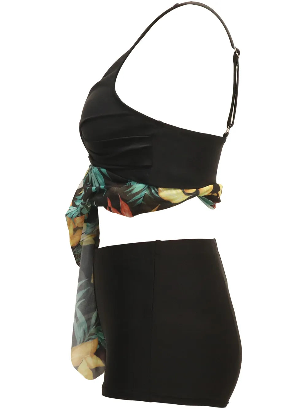 Printed Wide Strap Two-Piece Swim Set - Farnelli