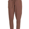 Zenana Drawstring Cotton Joggers with Pockets - BROWN