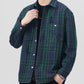 Men's Plus Size Plaid Button Up Long Sleeve Shirt - Farnelli