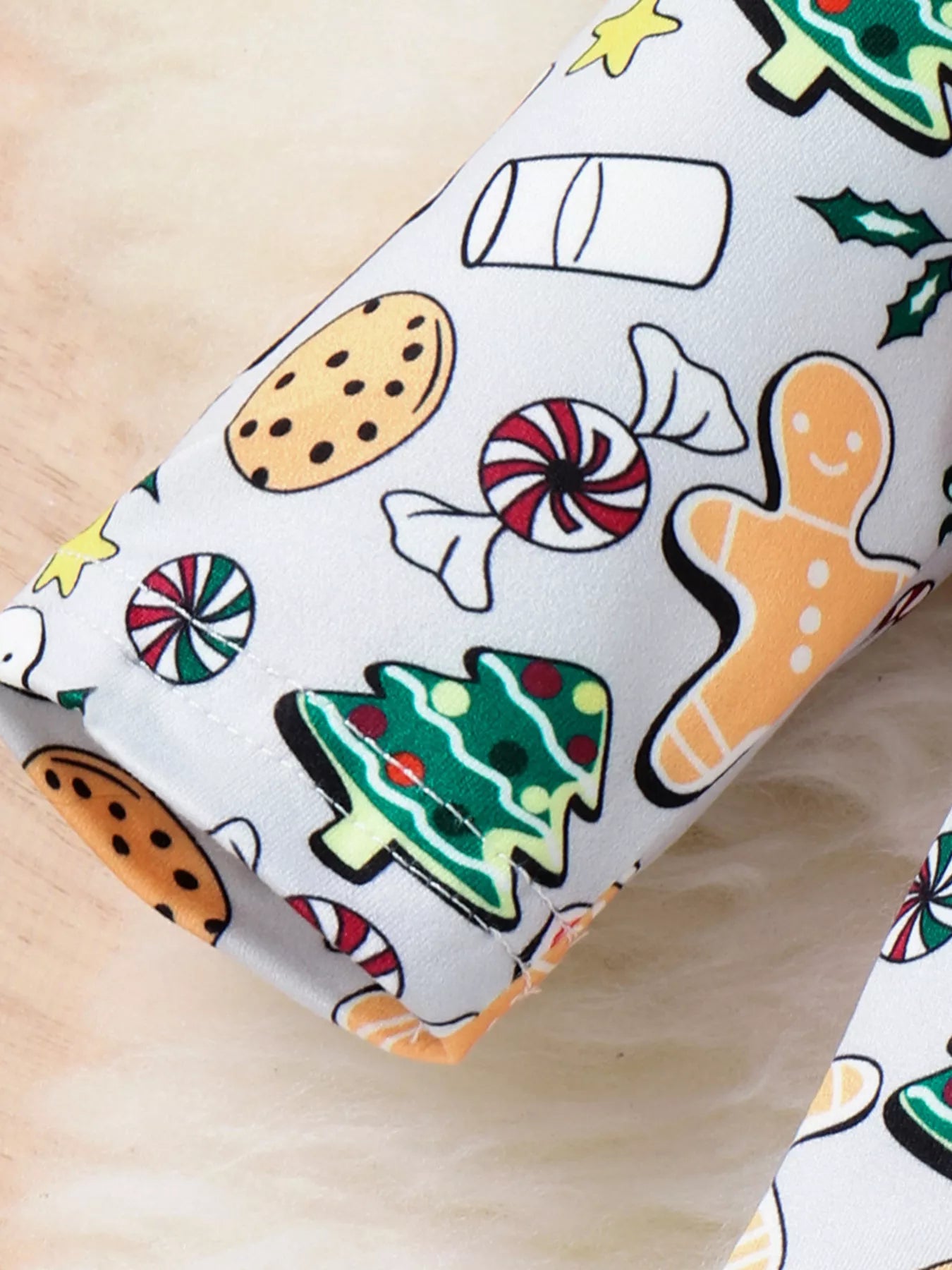 Children's Christmas Print Top and Pants Set - Farnelli