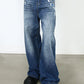 Men's Paint Wide Leg Jeans - Farnelli