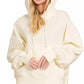 Zenana Oversized Fleece Kangaroo Pocket Hoodie - Farnelli