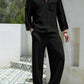 Men's Plus Size Long Sleeve Top and Pants Set - Farnelli