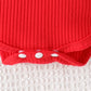 Children's Christmas Ruffle Trim 4-Piece Set - Farnelli