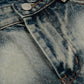 Men's Acid Wash Denim Shorts - Farnelli