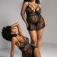 Mapale Temptation Stunning Deep Plunge Babydoll-4