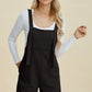 Double Take Full Size Texture Sleeveless Romper - Farnelli