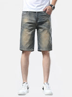 Men's Washed Denim Shorts - Farnelli