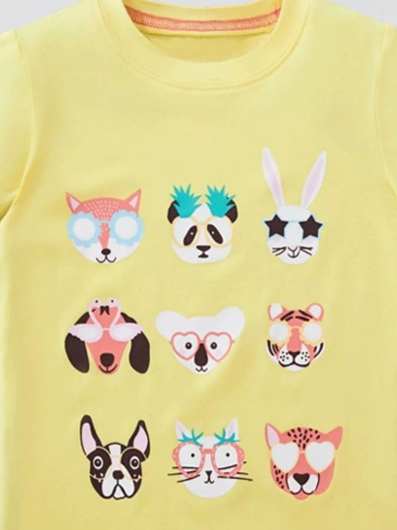 Children's Animal Crew Neck T-Shirt - Farnelli
