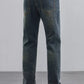 Men's Washed Straight Leg Fit Jeans - Farnelli