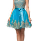 Juliet 759 Short Sweetheart Neckline Strapless Dress with Bow