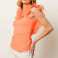 BiBi Merrow Frilled Strap With Neckline Tank Top - Farnelli